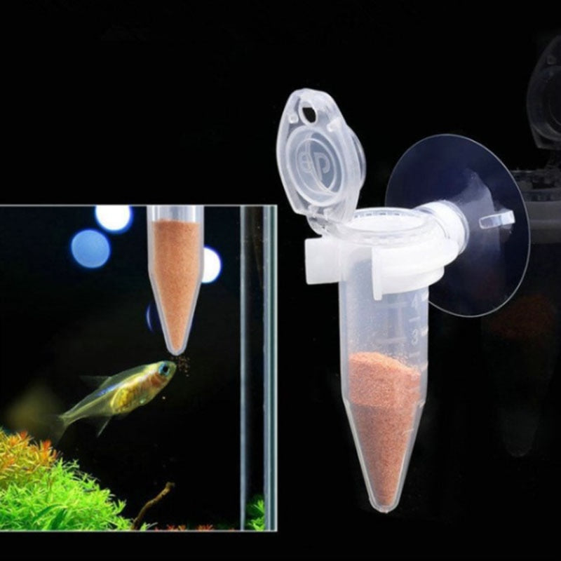 Durable Plastic Aquarium Feeding Bowl, Convenient Fish and Shrimp Food Tray