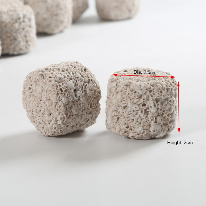 100g Porous Biochemical Ball Filter Media for Aquarium | Natural Water Cleaning and Nitrifying Bacteria House