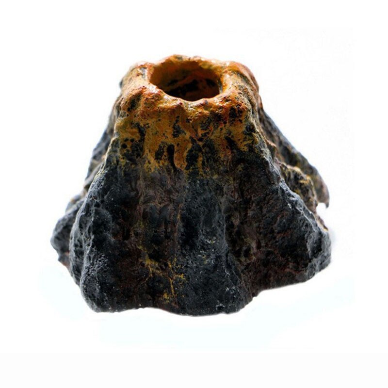 Volcano Shape Aquarium Air Stone | Bubble Stone Ornament for Fish Tanks | Increase Oxygen Levels and Enhance Aquarium Decor