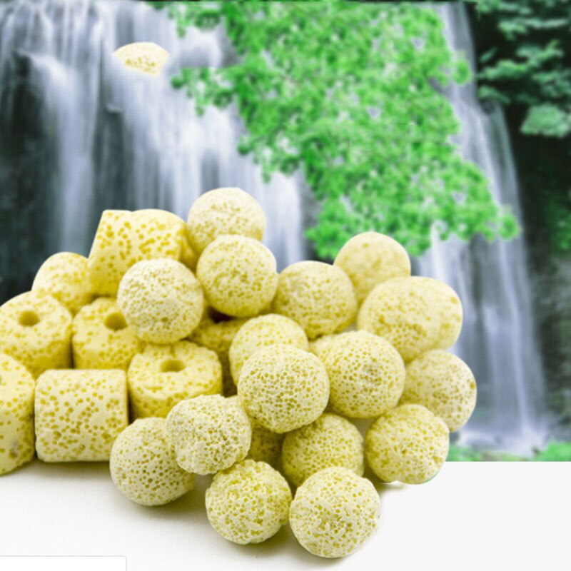 Ceramic Biochemical Ball Filter Media for Aquarium | Nitrifying Bacteria House | Fish Tank Water Cleaning