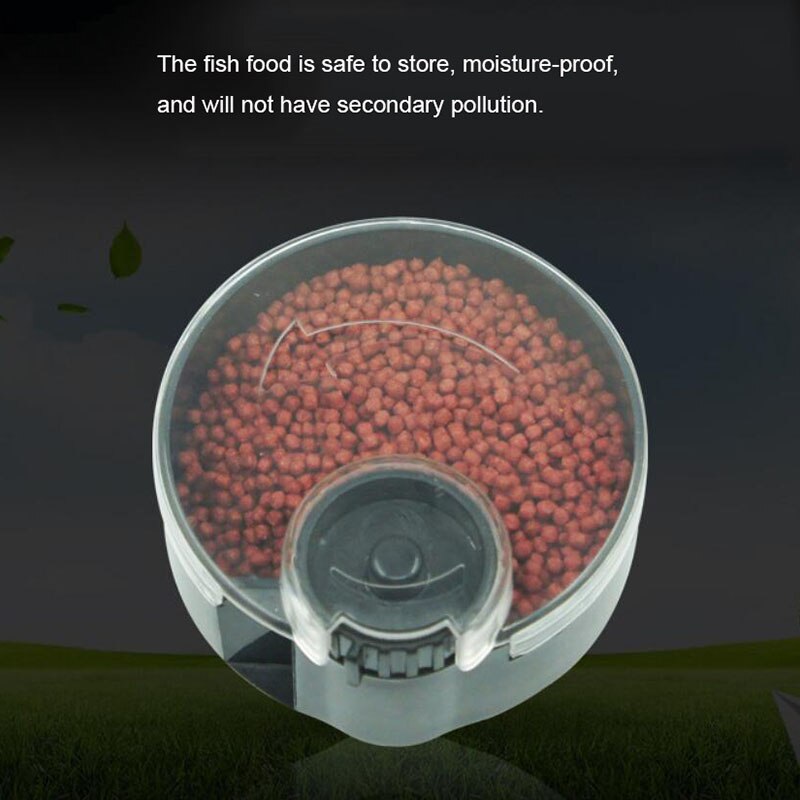Digital Automatic Fish Feeder | Convenient and Customizable Feeding | Suitable for Flakes or Pellets