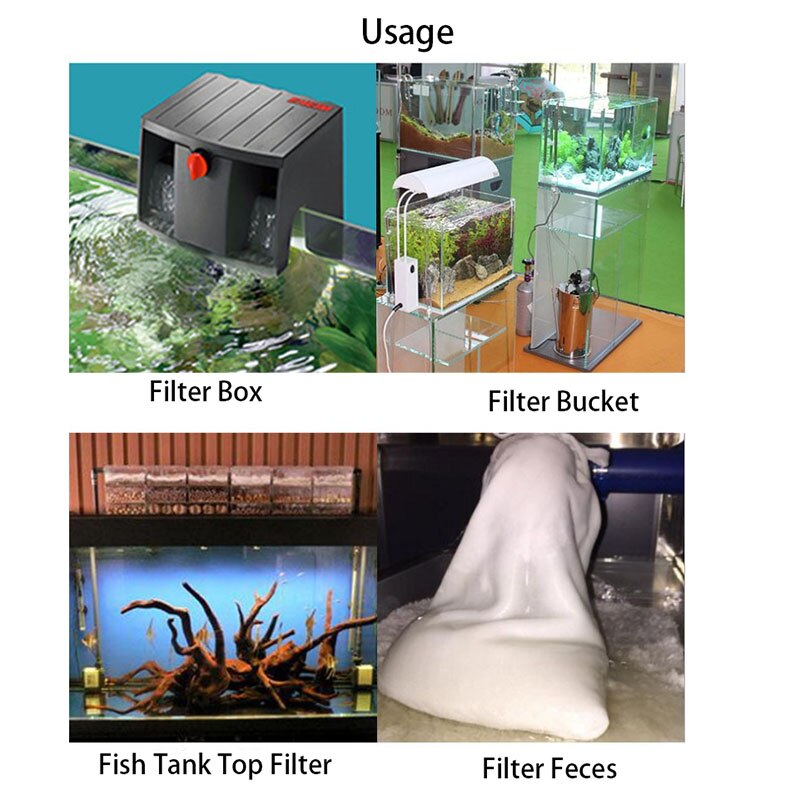 Aquarium Filter Reusable Biochemical Bag Filter | Effective Biological Filtration for Fish Tank