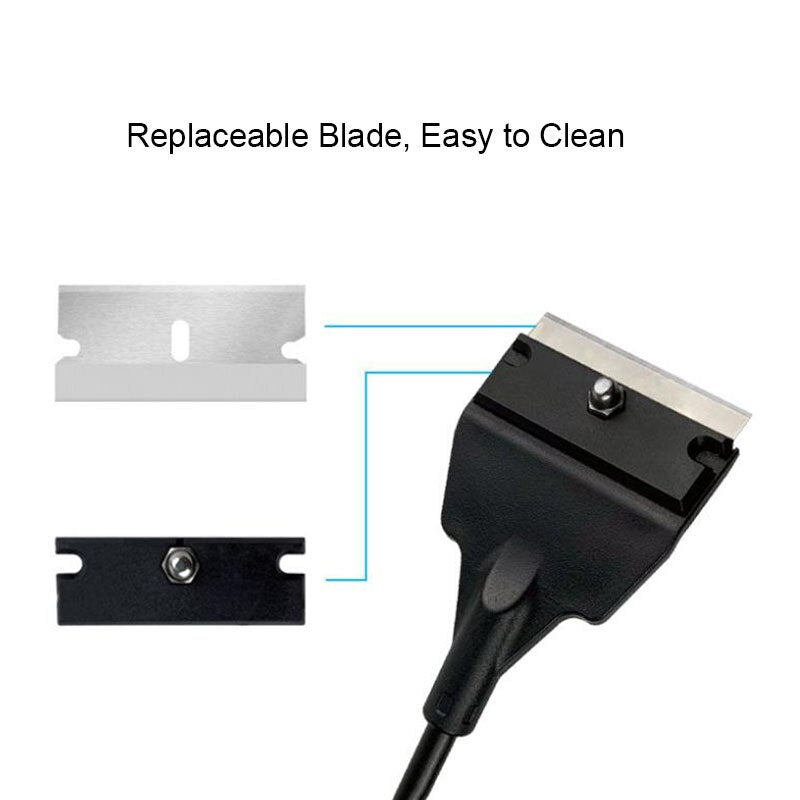 Aquarium Algae Remover Scraper | Fish Tank Cleaning Tool | Lightweight and Sturdy | Detachable Rod | Cleaning Kit Accessories