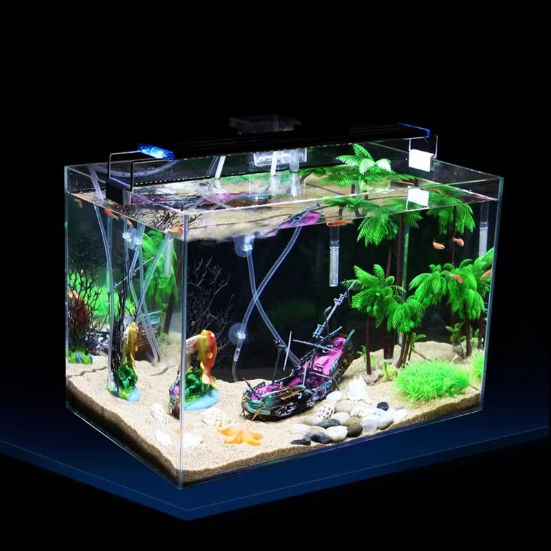 Artificial Aquarium Decoration Shelter Ornament | Eco-Friendly Resin Landscaping House for Fish Accessories