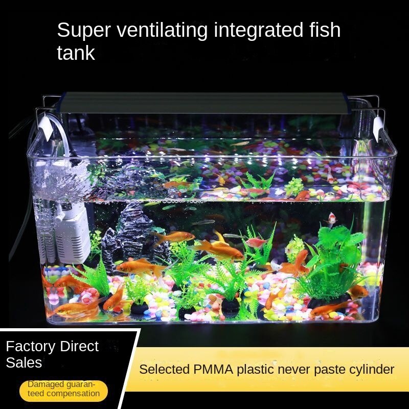 Plexiglass Aquarium Box | Ultra-White Organic Glass | Small Ecological Water Tank