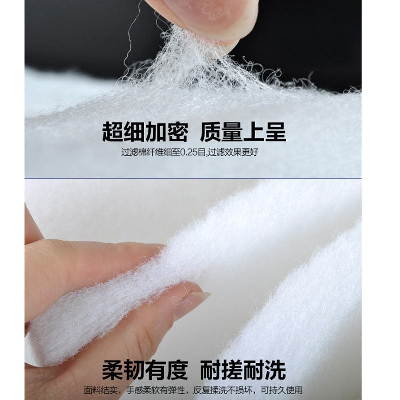 Super Thick Biochemical Filter Sponge for Aquarium | White Biochemical Cotton Foam