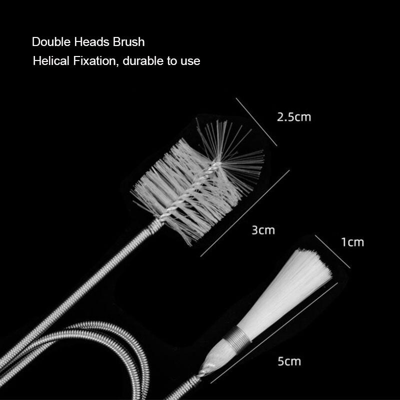 90cm Aquarium Tube Pipe Cleaning Brush | Stainless Steel Water Filter | Flexible Double-Ended Hose | High-Quality Cleaning Tool for Aquarium Maintenance