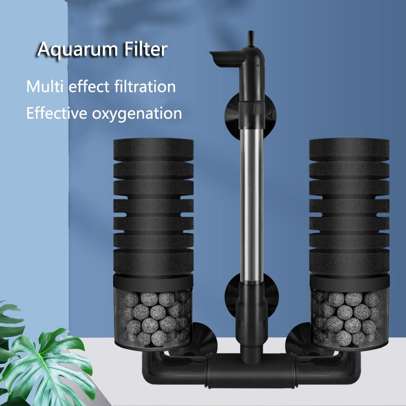 Aquarium Biochemical Sponge Filter | Biological Filtration and Adjustable Design