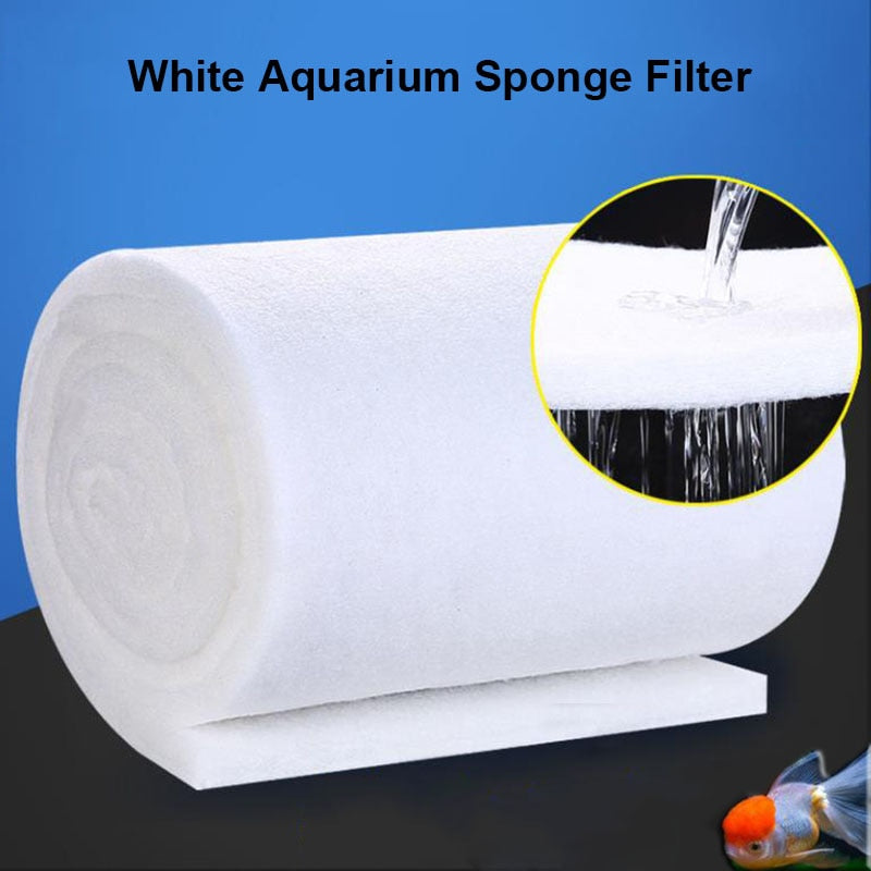 Super Thick Biochemical Filter Sponge for Aquarium | White Biochemical Cotton Foam
