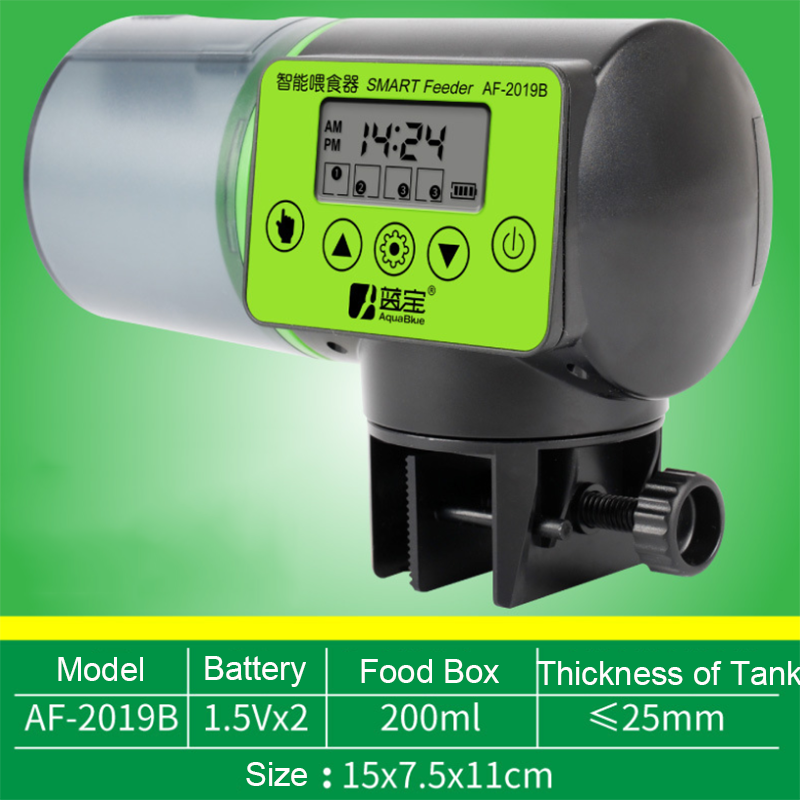 Smart Automatic Fish Feeder | Convenient and Accurate Feeding with LCD Timer Display | Suitable for Various Fish Food Types