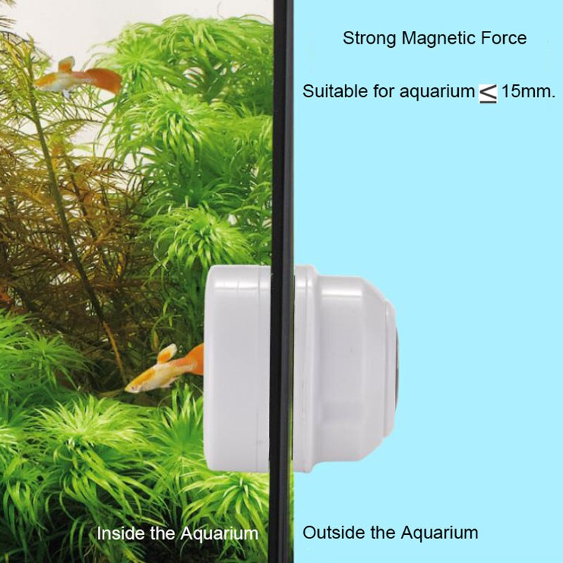 Small Size Magnetic Aquarium Fish Tank Brushes | Easy and Efficient Glass Algae Scraper Cleaner | Aquarium Accessories
