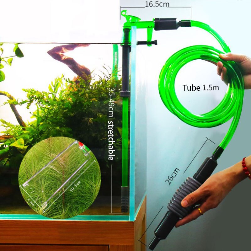 Fast Water Aquarium Water Changer Pump | Portable Syphon Pump | Water Replacement Tool