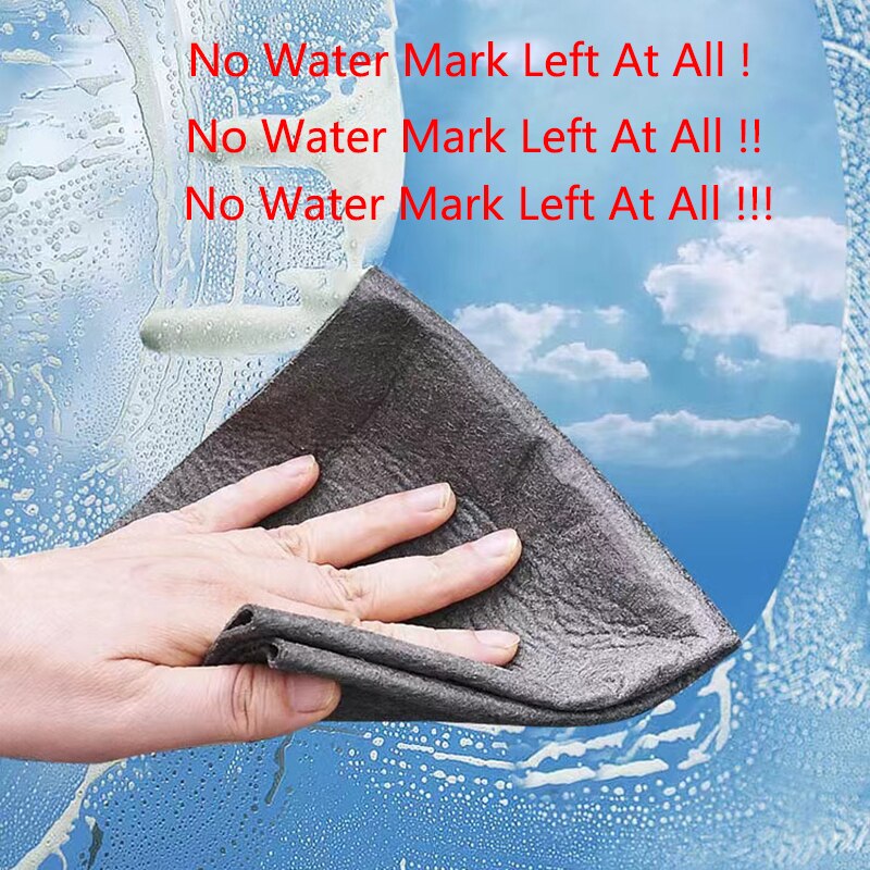 Thickened Aquarium Magic Cleaning Cloth | No Watermark Glass Wiping Cloth | Reusable Window Cleaning Rag for Kitchen