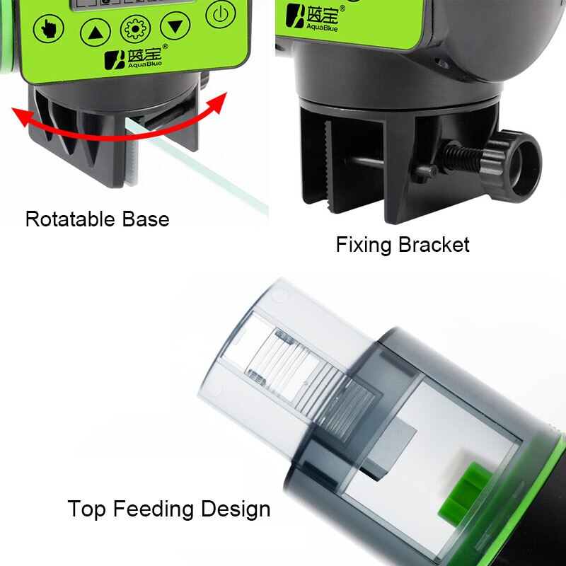 Smart Automatic Fish Feeder | Convenient and Accurate Feeding with LCD Timer Display | Suitable for Various Fish Food Types