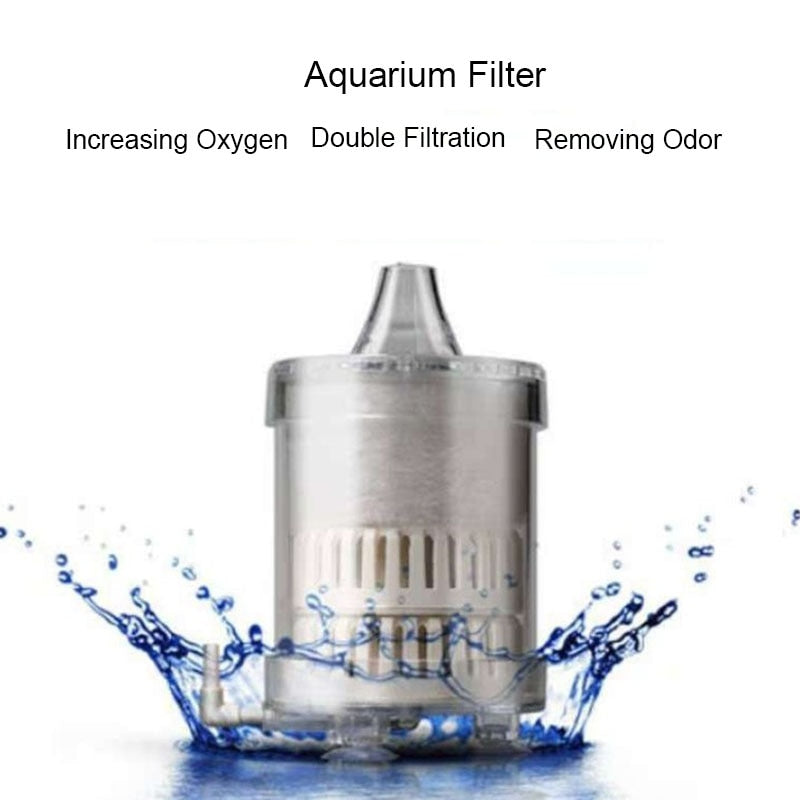 Mini Aquarium Filter | High-Quality Acrylic Construction | Biological Filtration and Oxygen Solubility