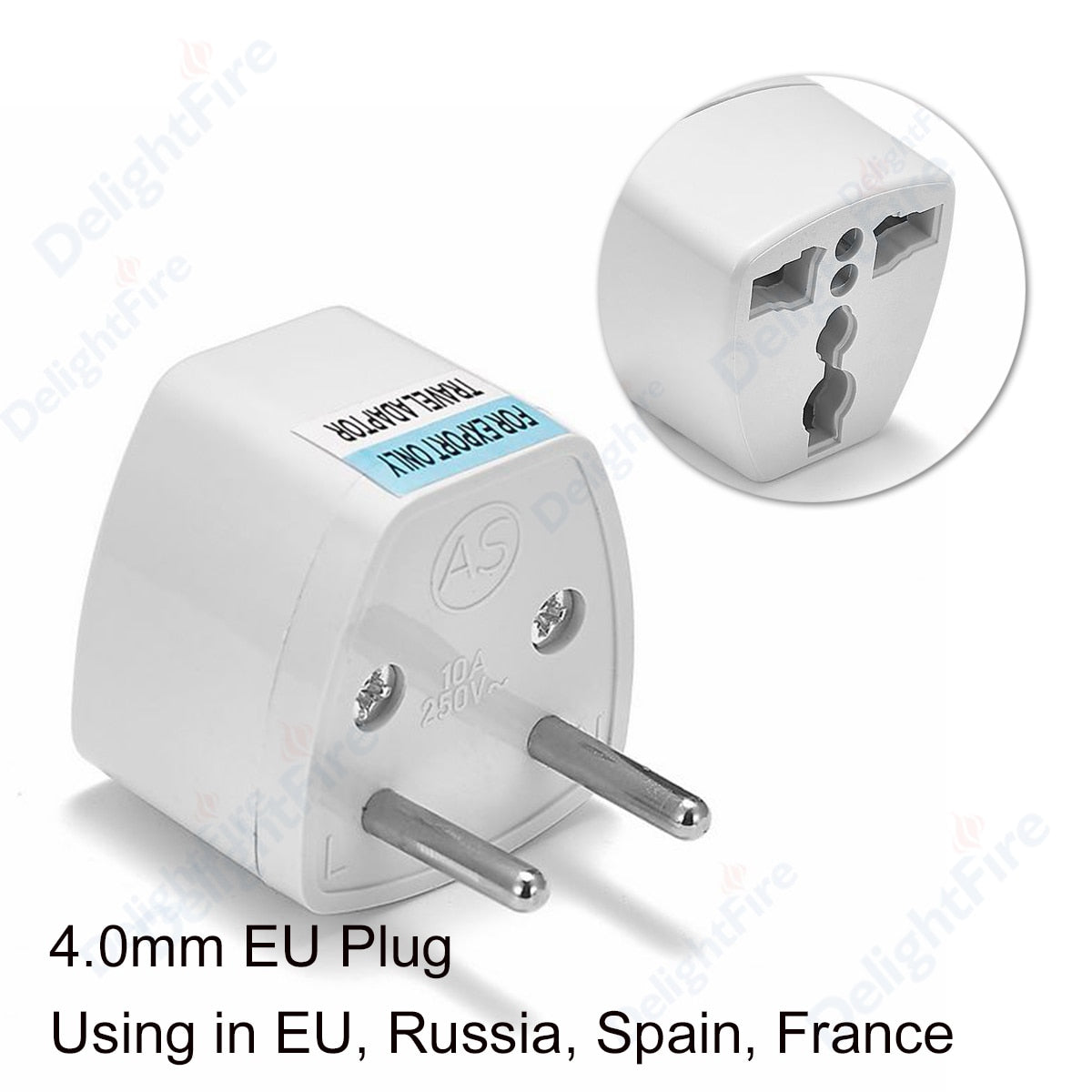 High-Quality Travel Plug Adapter | Lightweight and Easy-to-Use | Multiple Plug Types