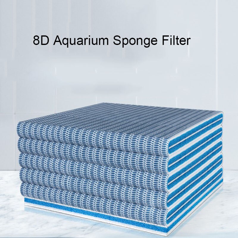 Aquarium Fish Tank Filter Sponge | No Glue Foam | Biochemical Cotton | Aquarium Filtration Accessories