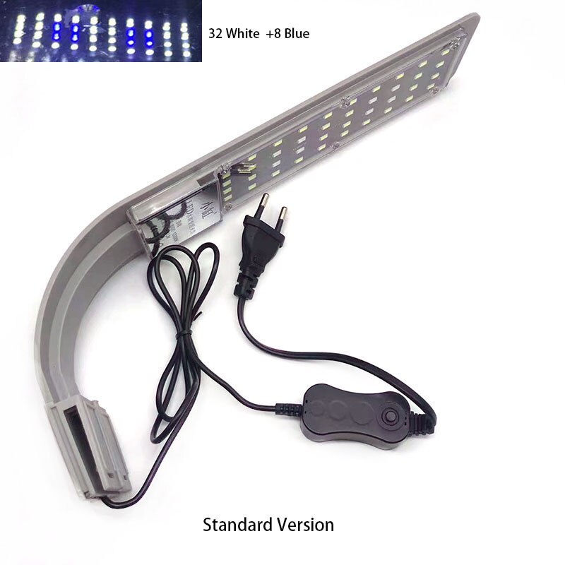 Professional 8W LED Aquarium Light | Waterproof Clip-on Lamp for Aquatic Plants | High Brightness and Energy Saving | Fish Tank Lighting