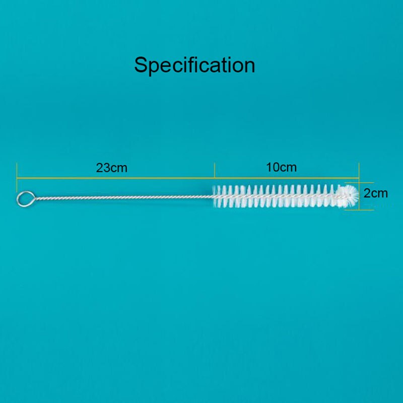 23cm Aquarium Tube Pipe Cleaning Brush | Stainless Steel Water Filter Air Tube Flexible Hose | High-Quality Nylon Brush for All-Round Cleaning
