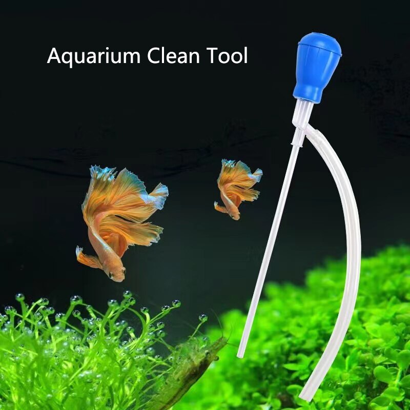Aquarium Fish Tank Cleaning Tool | Pipette Siphon Pump | Water Changer & Accessories