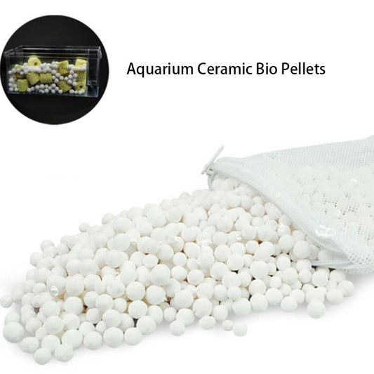 White Aquarium Filter Bio Pellets | Control Nitrate & Phosphate Levels for Clean Water