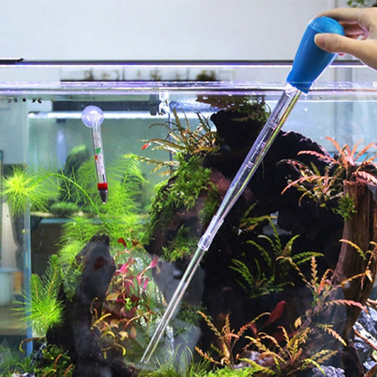 57cm Aquarium Cleaner Pump | Fish Tank Siphon Pump | Water Changer | Aquarium Accessories with Extension Tube