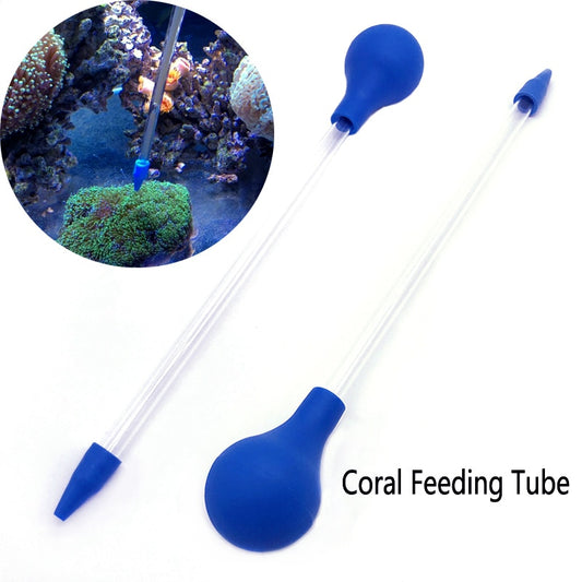 1Pcs Acrylic Coral Feeder Tube | Aquarium Coral Dispensing Feeder | Feeding Tool for Marine Fish and Organisms