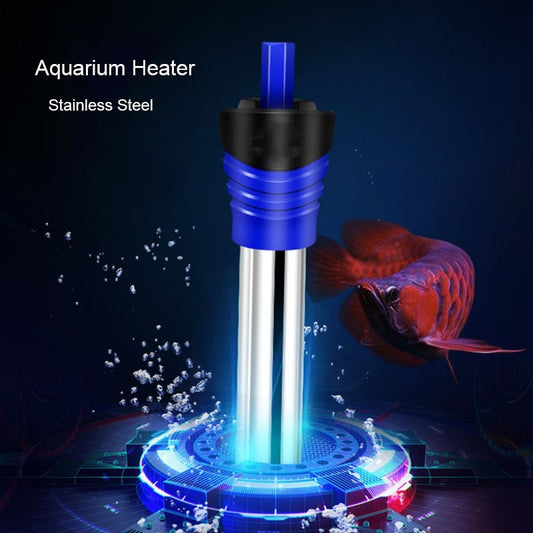 Stainless Steel Aquarium Heater | Adjustable Submersible Thermostat | 220-240V | For Fish Tank 50W/100W/200W/300W/500W